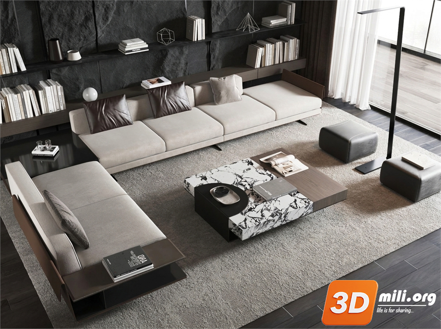 Sofa Minotti Skp Files 